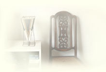 M�bel og keramik af Anette Nordentoft.  Foto: Annete Pr�stegaard